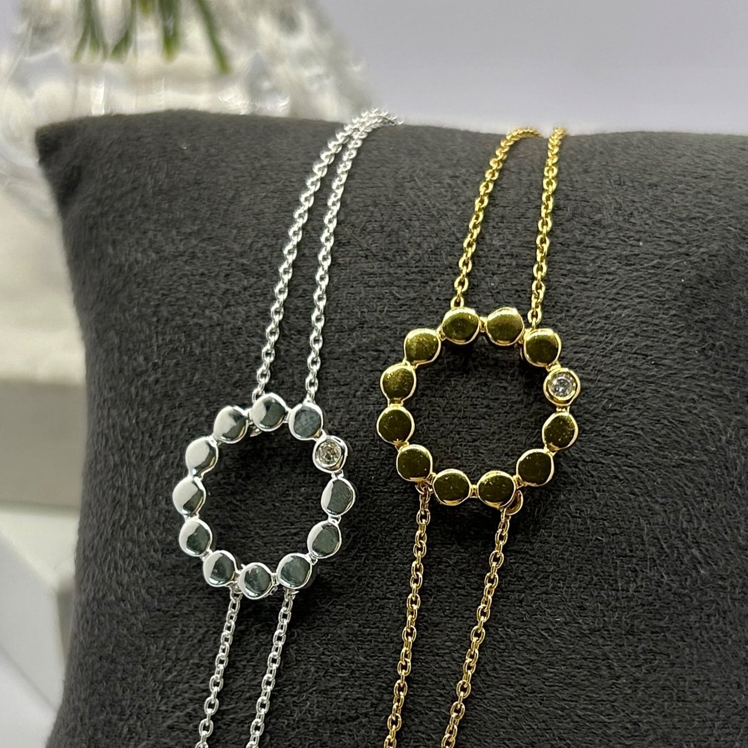 Lustre and Love Circles Bracelet