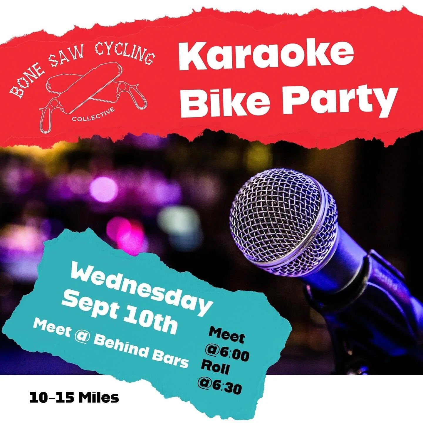 🎤 Karaoke Ride! 🎤
Our final @behindbarsbicycleshop ride of the season is next Wednesday and we’re going to ride around and sing karaoke! Just wait until you see the custom karaoke trailer @thetonepots has been cooking up for this ride 🤘🙌