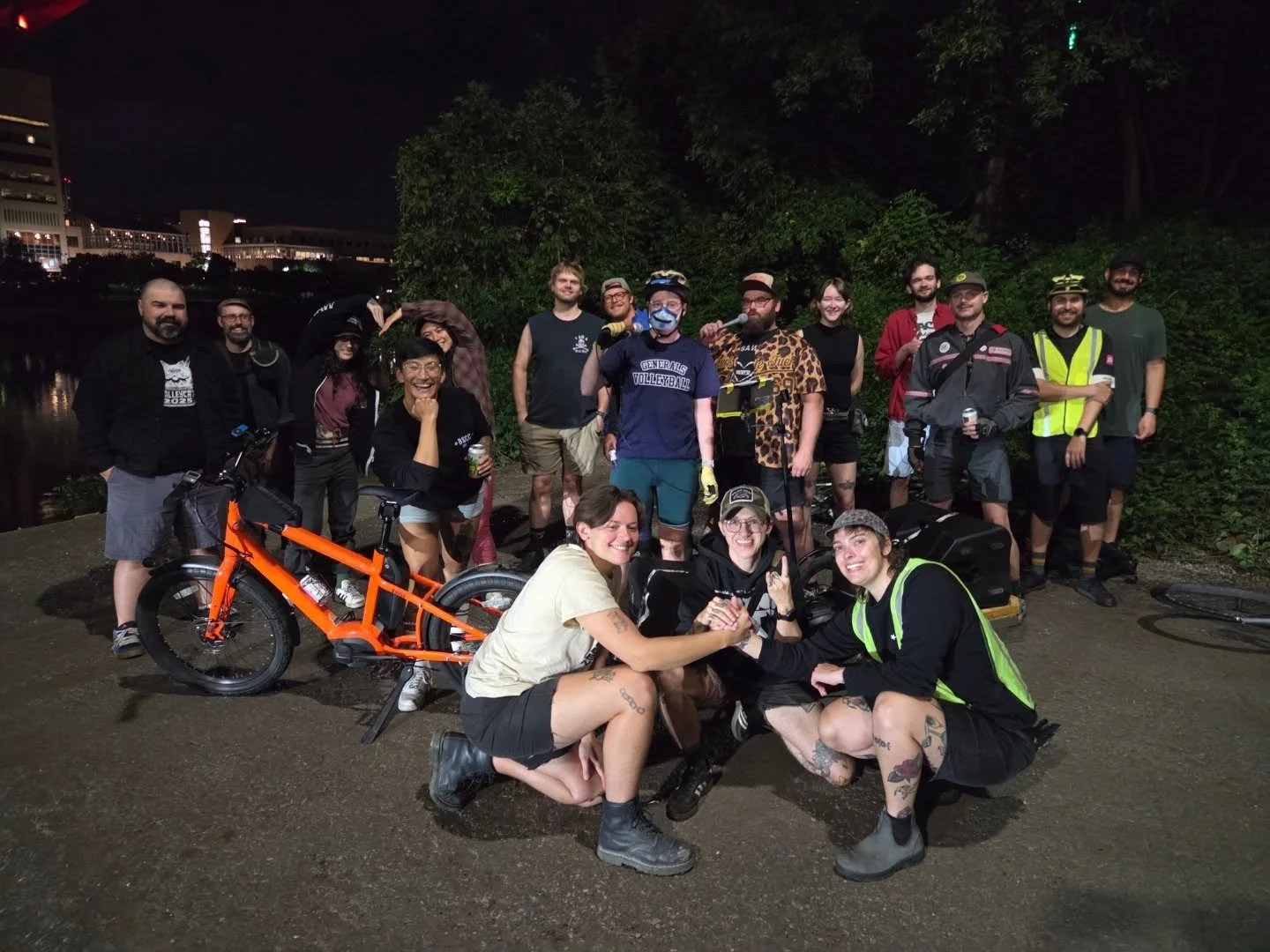 Bicycle Karaoke Night was a hit! Thanks to everyone who came out, sang a song or two or three! 
Special thanks and Happy Birthday to @thetonepots for building and putting together the karaoke bike trailer and running sound for everyone. This was a h