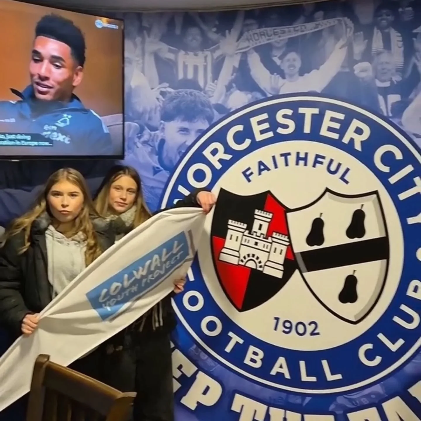 Colwall Youth Project had a fantastic evening at the football! ⚽️💙
We were invited to Sixways stadium as the nominated charity of the day for Worcester City F.C. men&rsquo;s home fixture vs Bromsgrove.

Our team set up in the main stand, running a t