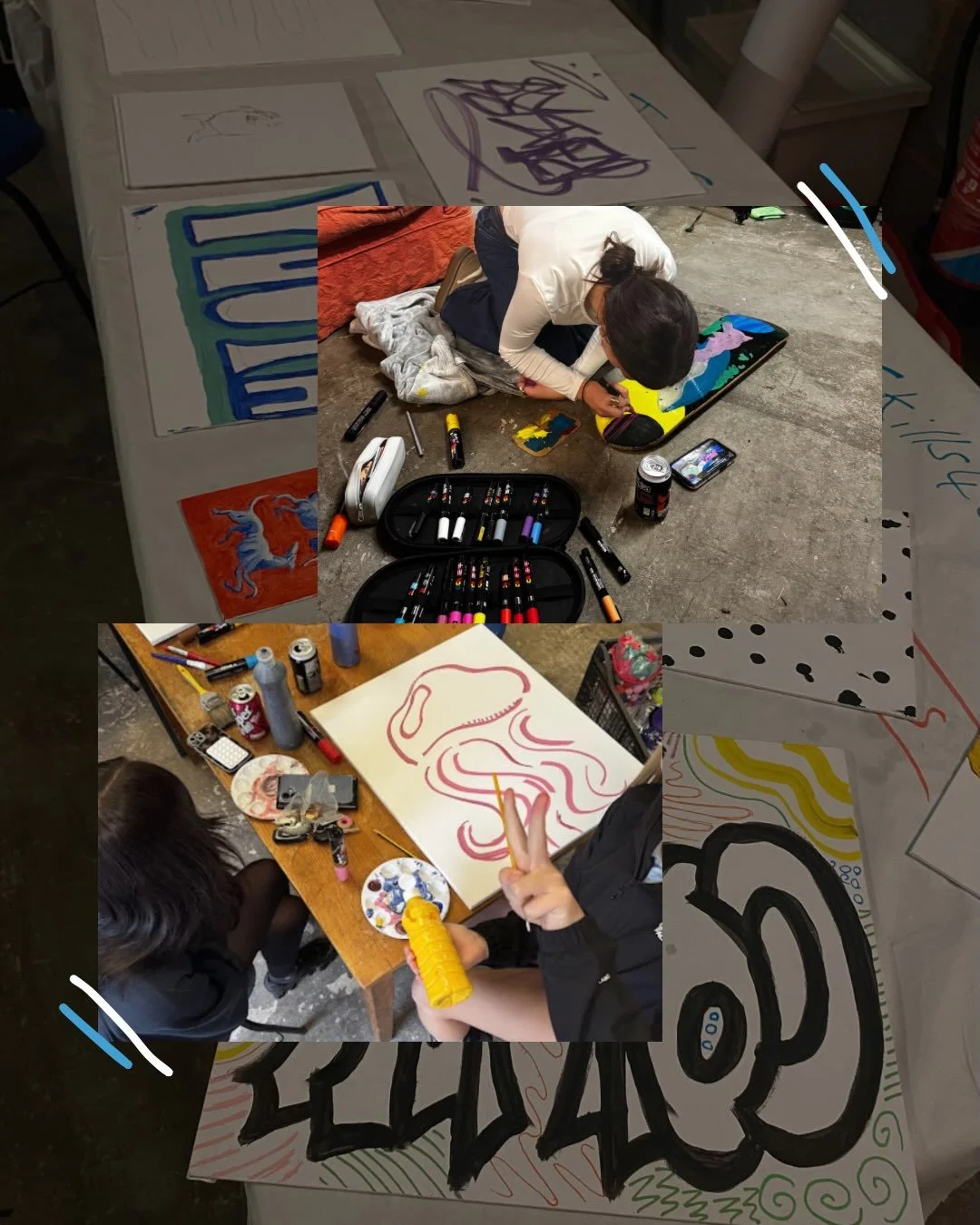 🎨 Making Our New Youth Centre a Home 🩵

Our new youth centre is still very much a work in progress. We do not even have all the walls yet! But that has not stopped our young people from starting to make it their own.

Young people have been getting