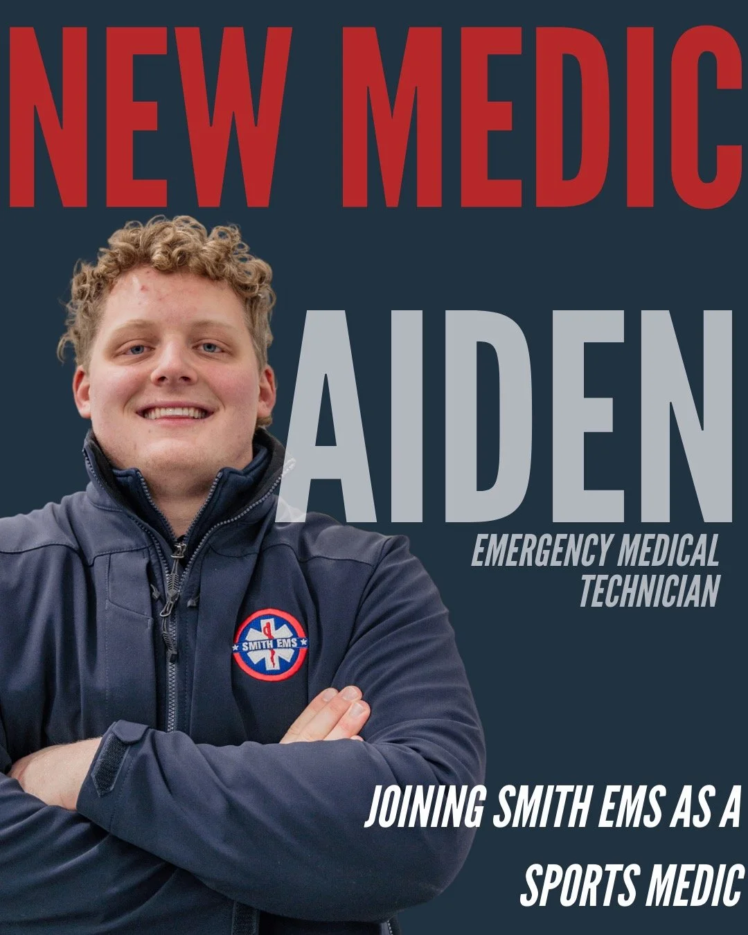 Welcome to the team, Aiden 👏🚑

We&rsquo;re excited to welcome Aiden to the Smith EMS crew. Aiden is a certified EMT who brings strong sports knowledge to every event, with a background as a varsity football player, track &amp; field thrower, and Mi