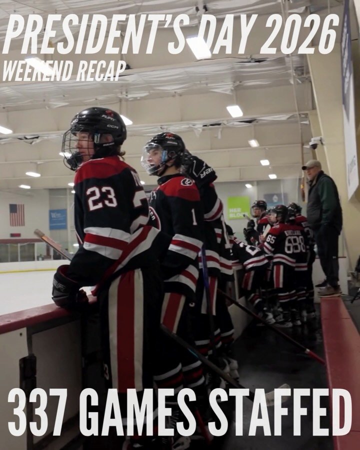 President&rsquo;s Day Weekend Recap 🇺🇸

337 games.
300+ hours of hockey.
65+ hours of basketball.
10+ hours of football.

From Orono to Hopkins.
Blaine to Farmington.
Circle Pines to Elk River.
Brooklyn Center, Brooklyn Park, Minneapolis &mdash; an