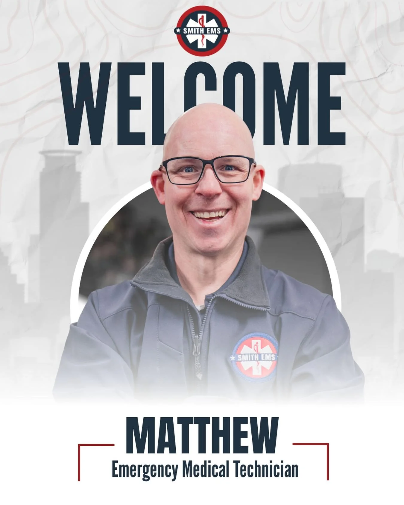 🚑 Welcome to the Team, Matthew!

We&rsquo;re excited to welcome Matthew to Smith EMS as a Sports Medic.

Matthew is a Certified EMT with real experience across both clinical care and emergency response, bringing a strong skillset and calm presence t