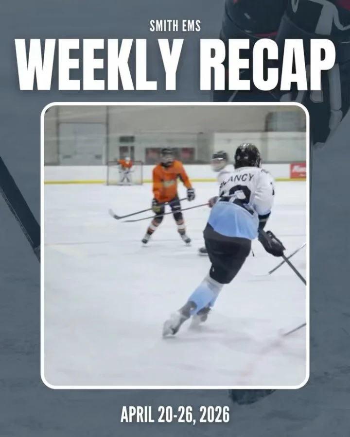 5 sports, 3 states, 1 week 🏒🏀🏈🏃&zwj;♀️🏐

From April 20&ndash;26, our team represented Smith EMS across multiple states in the Midwest, including Minnesota, Wisconsin, and North Dakota. From high school volleyball to full weekend tournaments, our