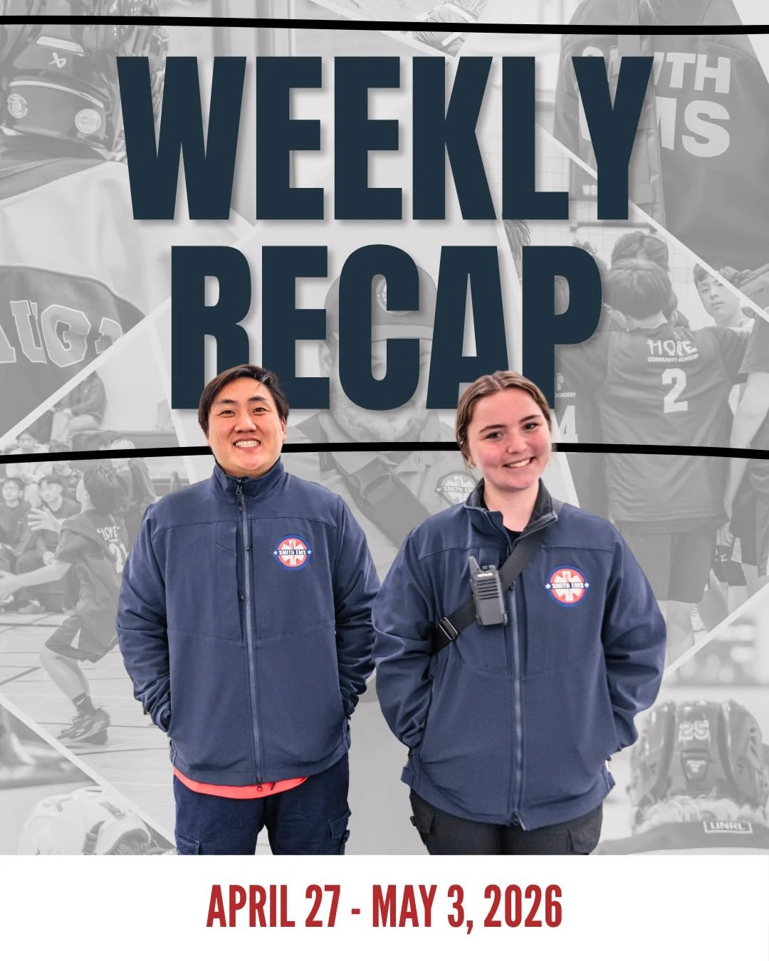 Full schedule, multiple venues, steady coverage 💯🏅

From April 27&ndash;May 3, our team stayed active all across the metro, maintaining a visible presence among multiple sports, and making sure athletes were at their best!

This week we had:
&bull;