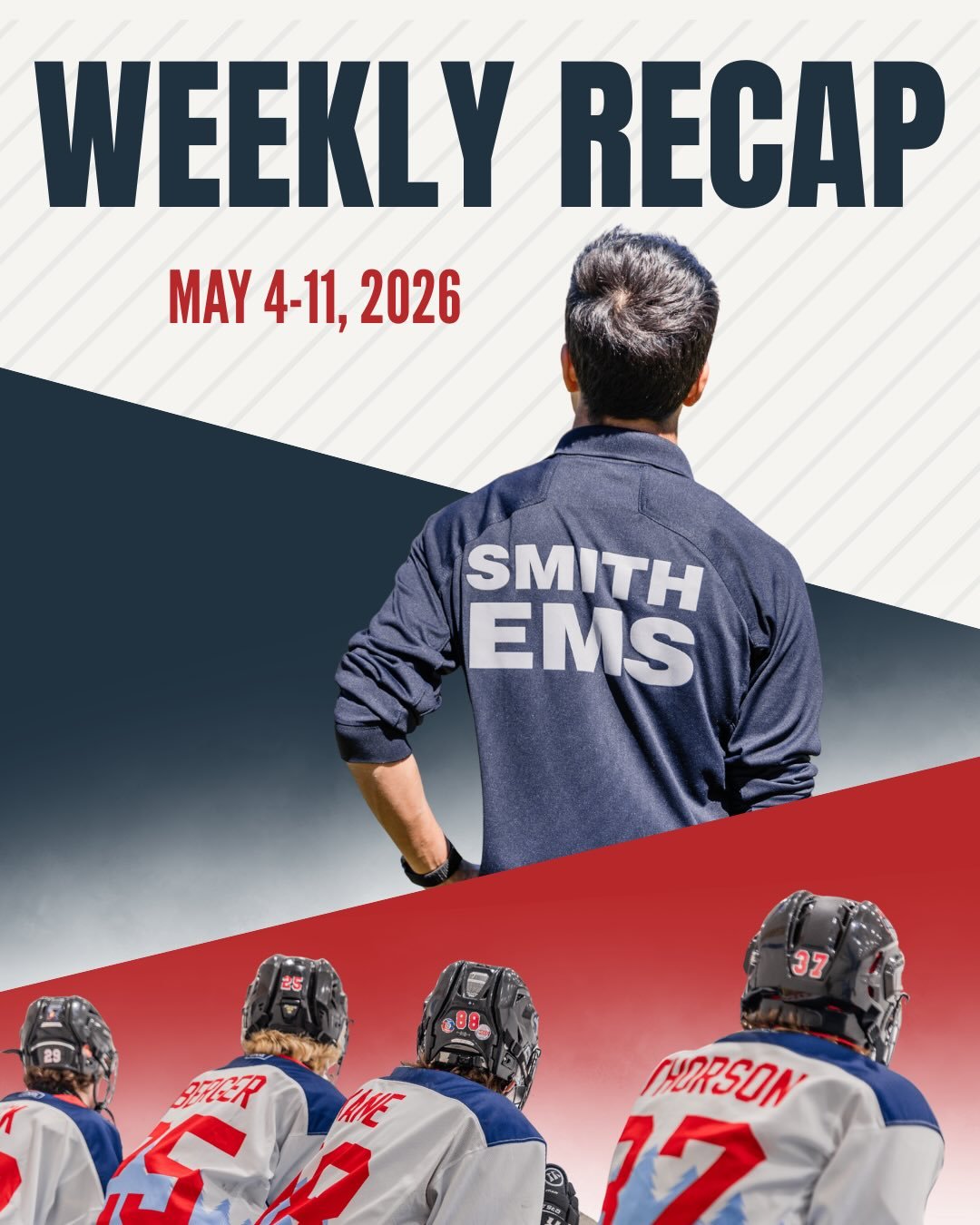 Another busy week in the books 🏒🏐🏈

From May 4&ndash;May 11, Smith EMS was stationed all across the metro, supporting multiple hockey tournaments, high school volleyball, as well as regular and flag football, bringing constant visible coverage thr
