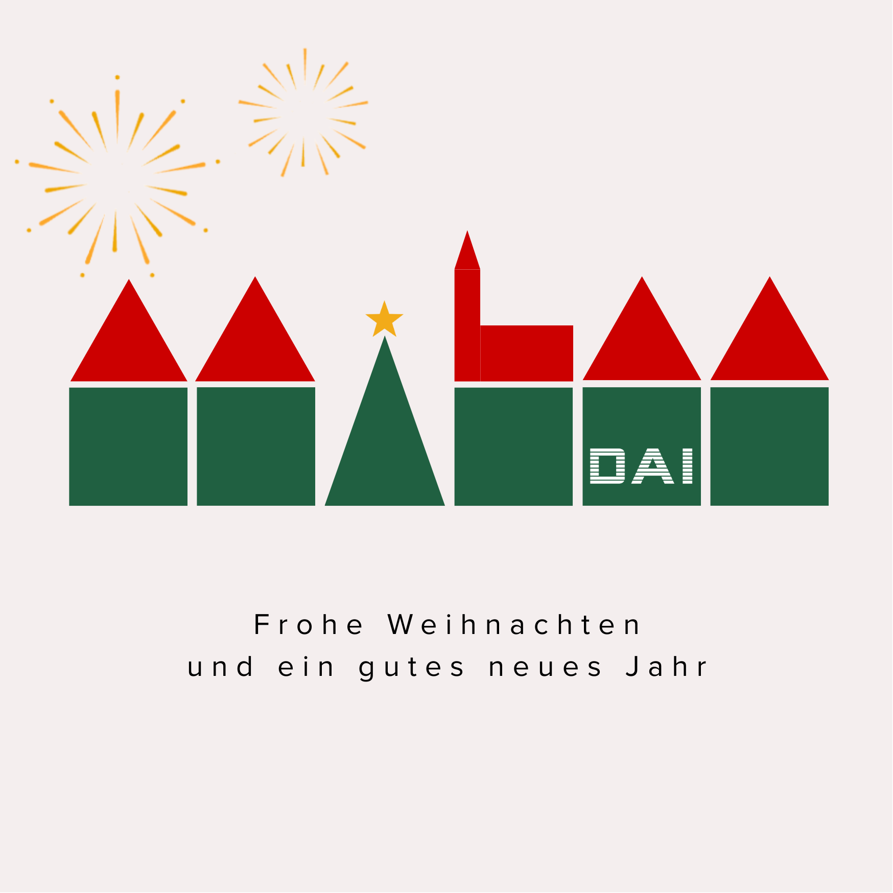 Wir wünschen allen frohe Weihnachten.