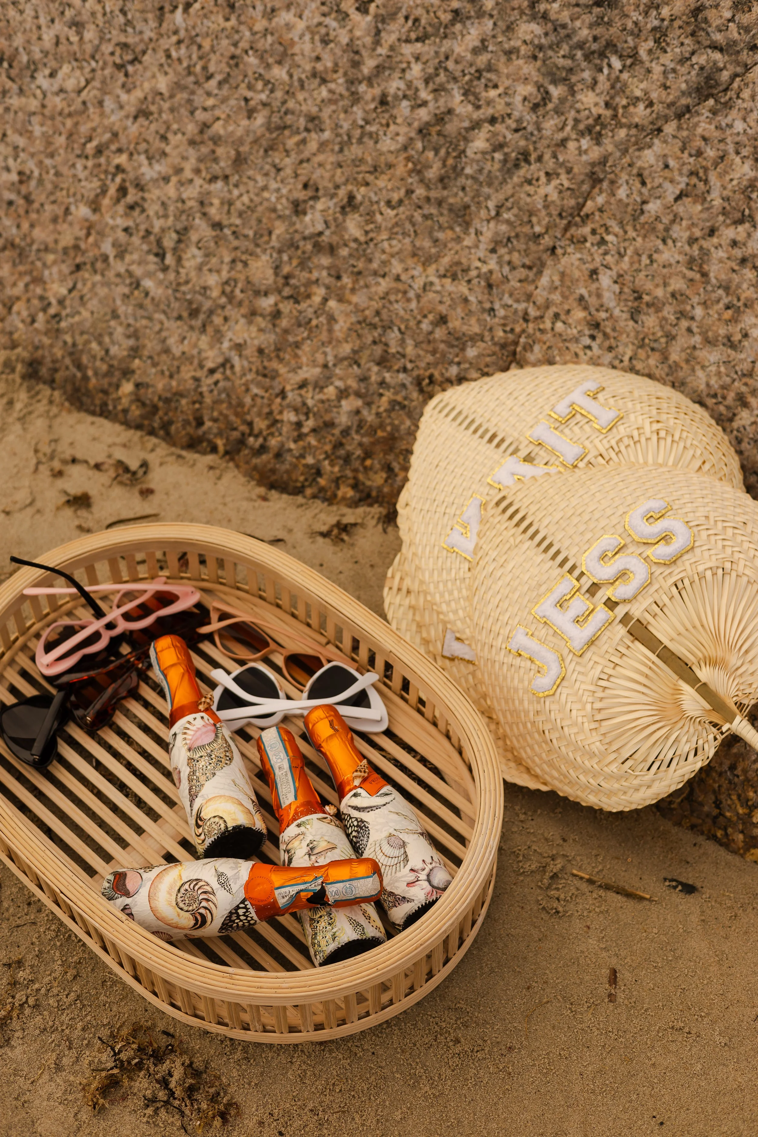 Beach bachelorette party setups