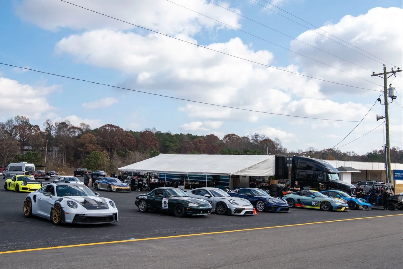 A great day at Road Atlanta with @prive_drivers_society supporting 15 cars! 🏁 We&rsquo;re back on track at Road Atlanta in just a few weeks!