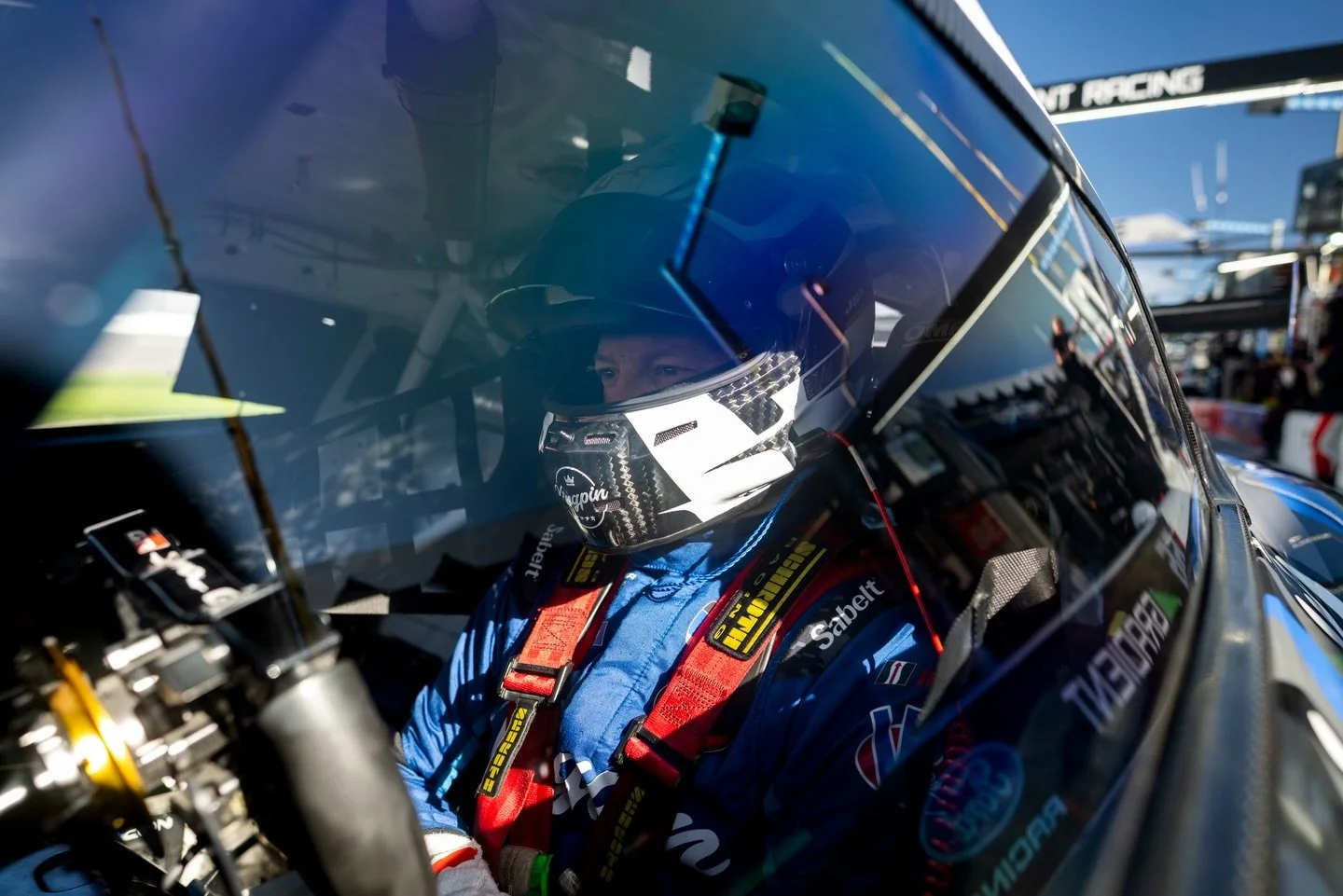 Jon Brel brings it home P8 in GSX and P4 in GSX Bronze.
Data reviewed, adjustments made, and eyes forward.
Race 2 goes green Sunday, 1:15&ndash;2:05PM &mdash; live on Peacock. 📺 

📸 @jameypricephoto