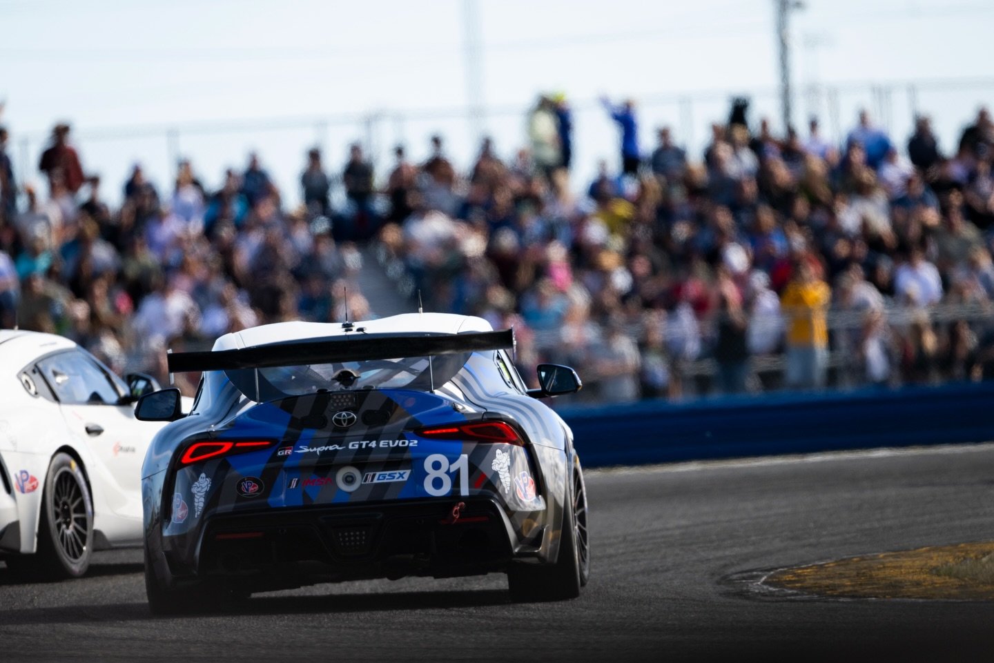 All eyes on Race 2.
VP Challenge goes live 1:15&ndash;2:05 PM ET
Streaming on Peacock, YouTube &amp; IMSA TV.
#KingpinRacing 👑🏁

📸 @jameypricephoto