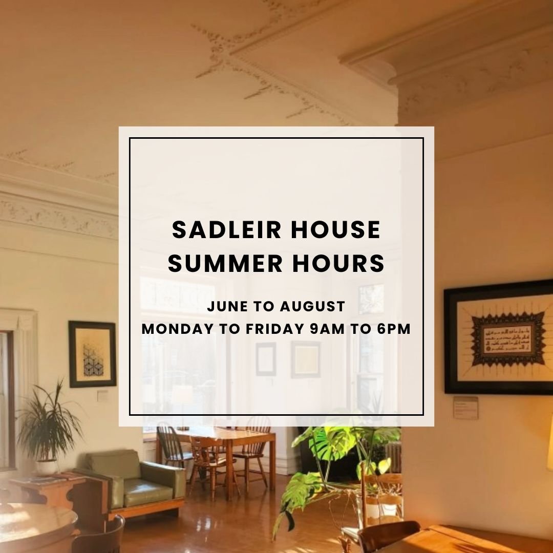 Sadleir House Summer Hours

June 1st to August 31st our regular hours will be Monday to Friday 9am to 6pm.

You can still book with us outside of these hours so feel free to fill out the room booking form on our website!