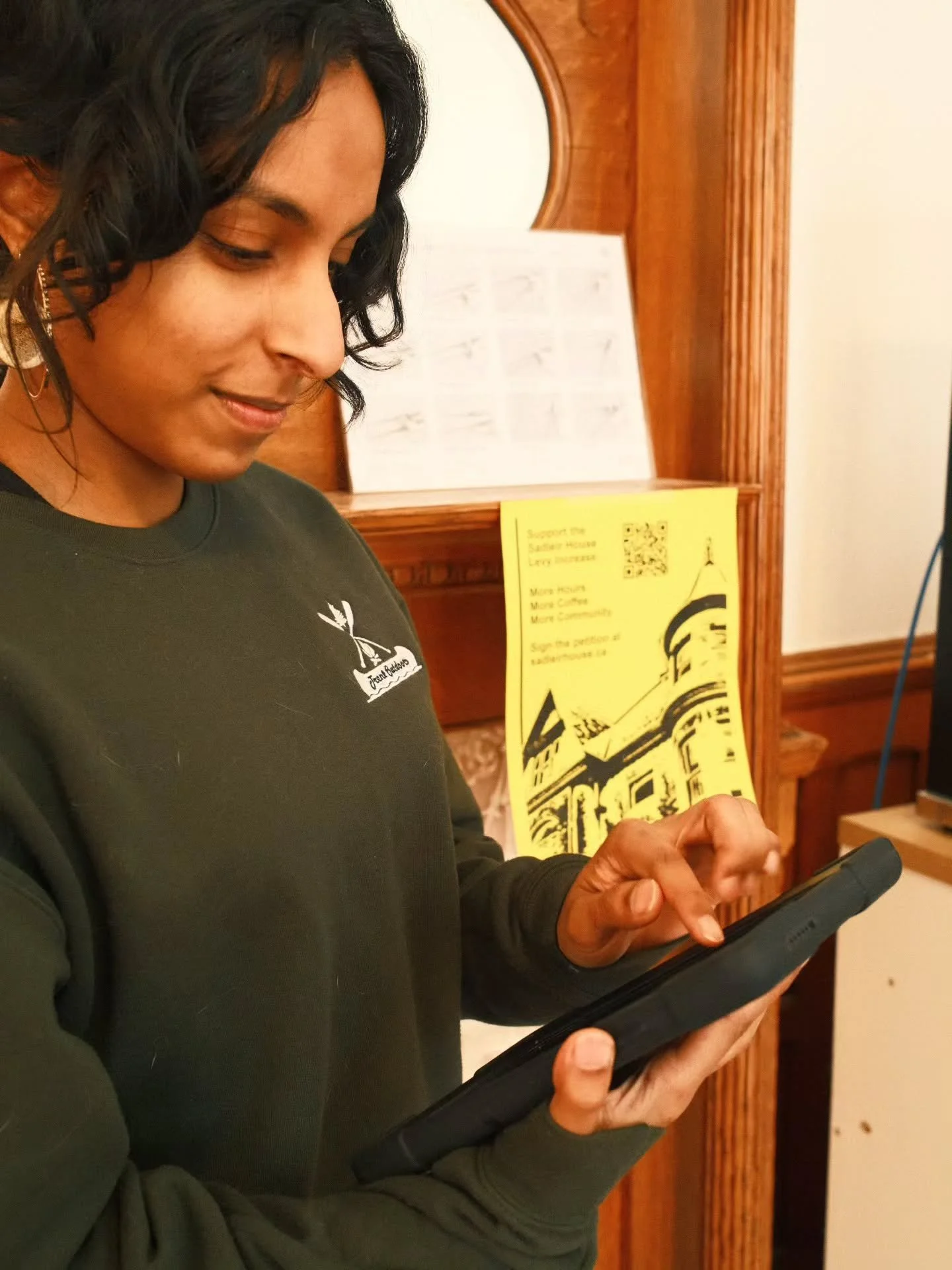 Help a house out? We are looking for signatures from Trent students to get approval for a levy increase. We love hosting this community space, and have big dreams of adding to what Sadleir House can offer! If you have enjoyed spending time at Sadleir