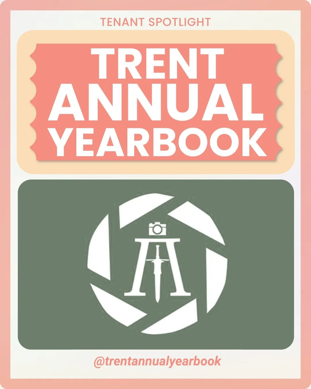 Learn all about another one of the amazing organizations that call Sadleir House home, Trent Annual Yearbook! 

Swipe to learn about what Trent Annual does, and how you can get involved!