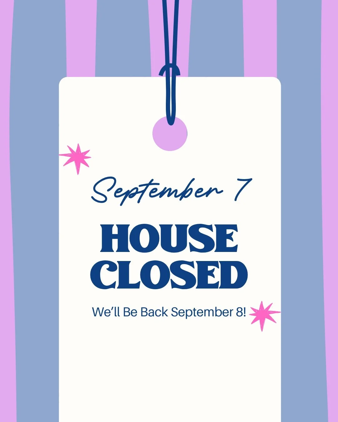 Sadlier House will be CLOSED Monday September 7 for Labour Day
We will be reopening September 8th