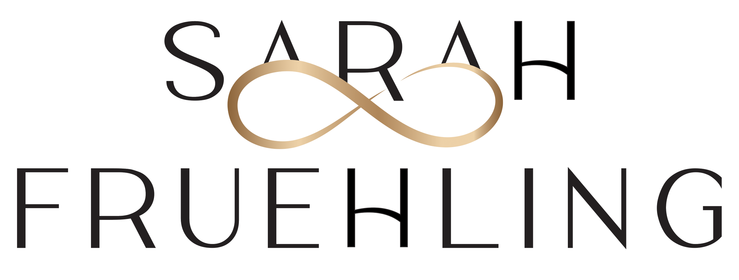 Text reading 'SPEAK & TRUTHING' with a gold infinity symbol integrated into the design.