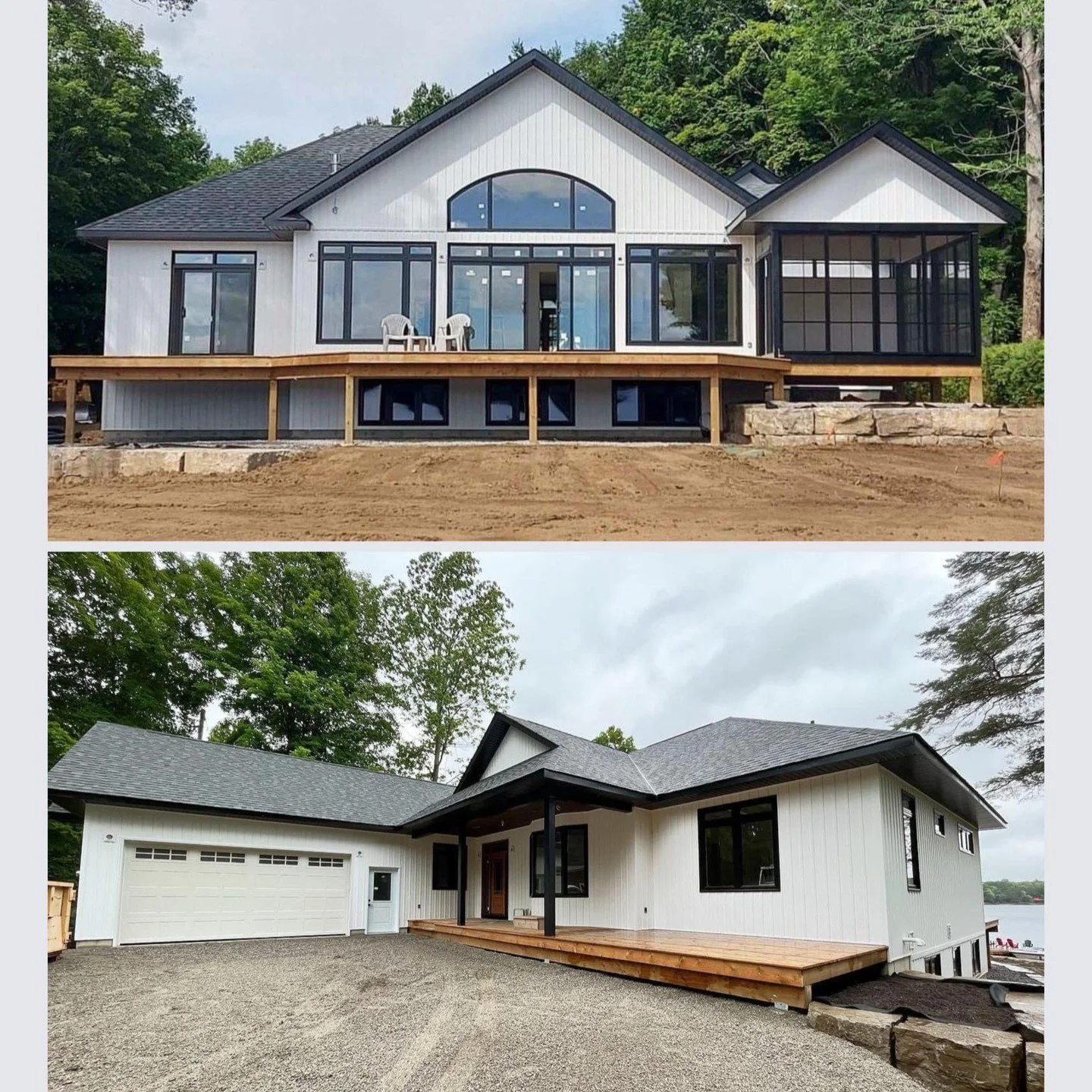 Been a busy summer in cottage country! Loving the black and white on this one.