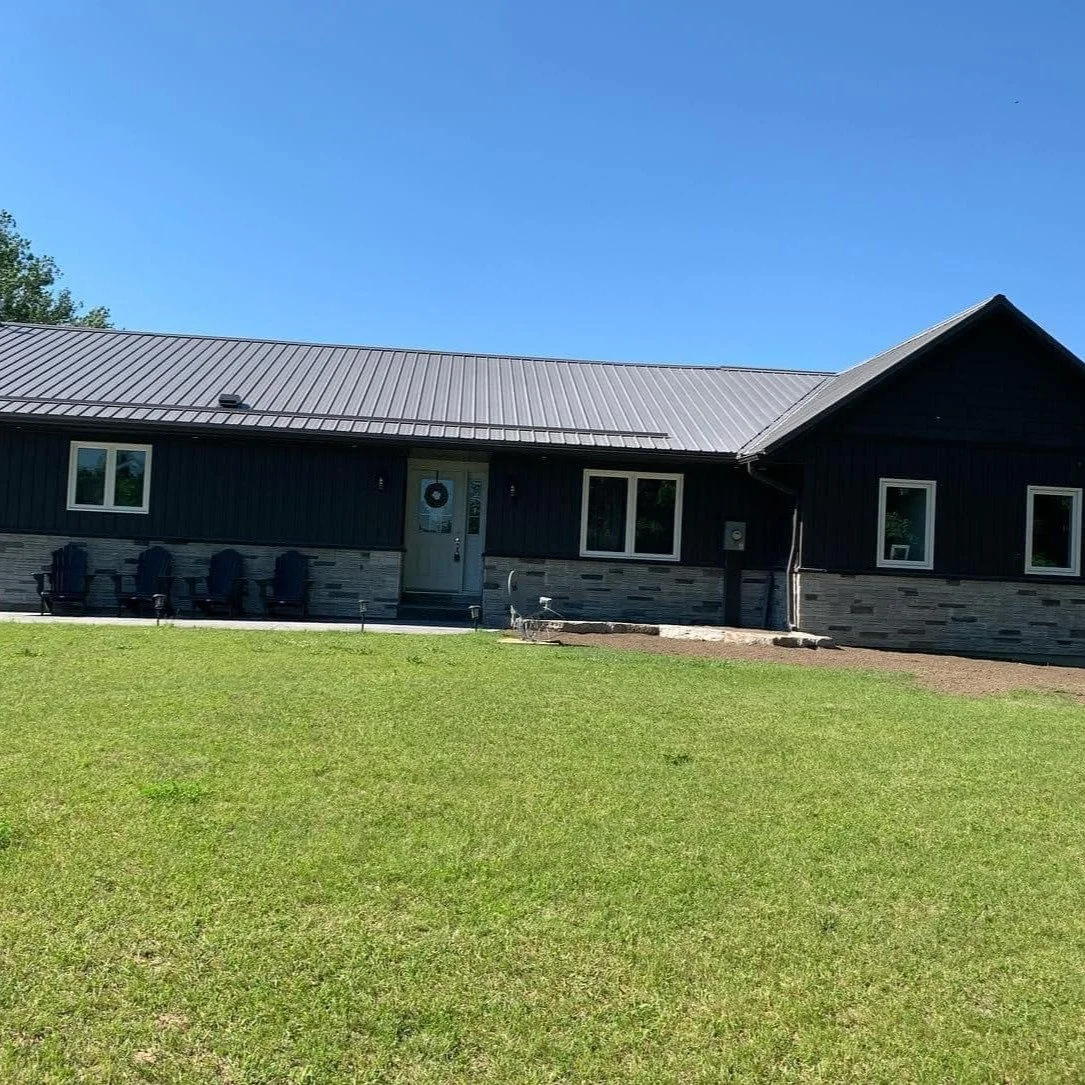 Another happy customer is in the books. Contact us now for your home facelift! #siding #versettastone #mittensiding