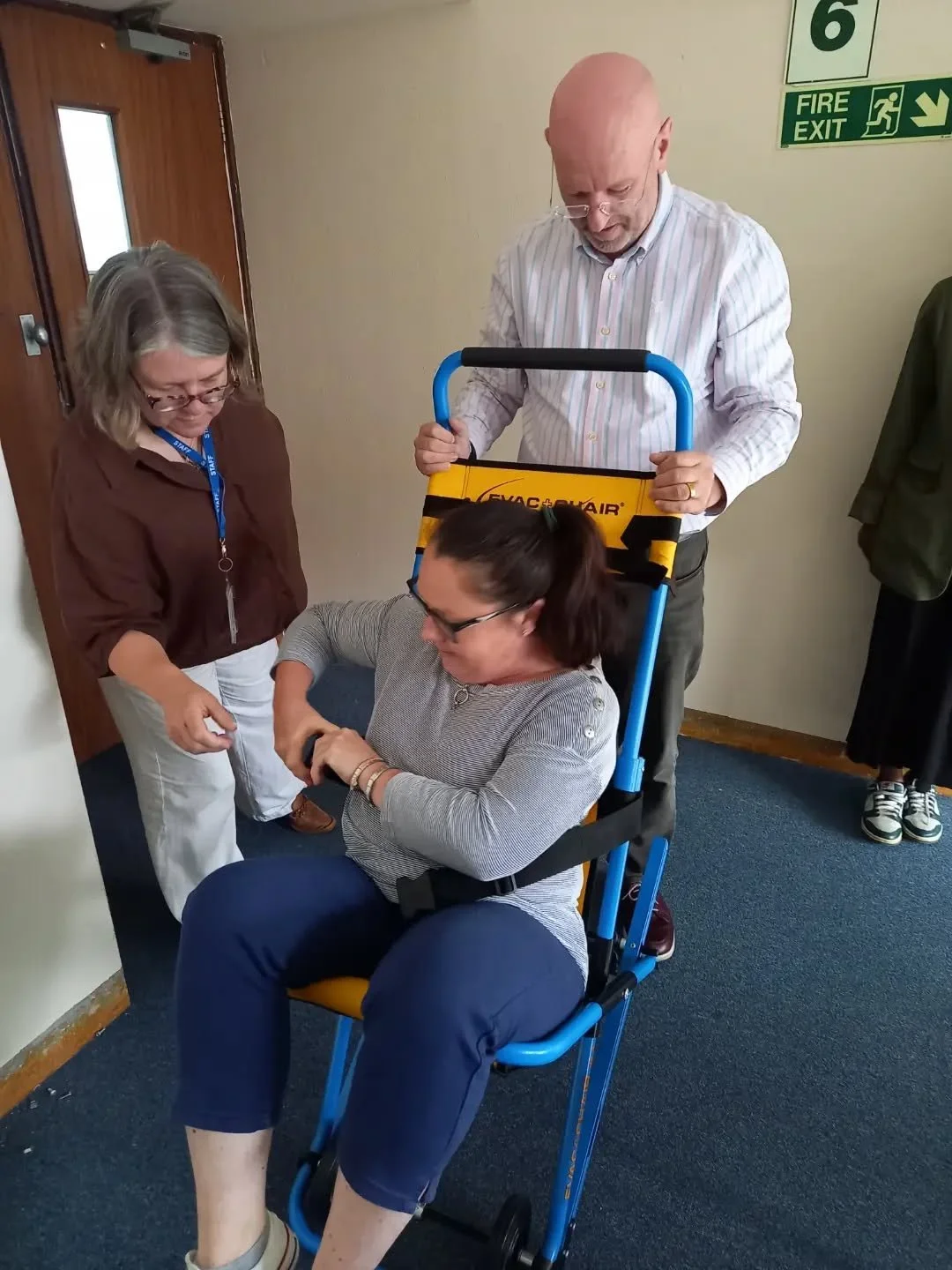 Another busy day working in Solihull carrying out EvacChair Operator training and maintenance for Gas Transporters. If you would like your staff trained or your chairs servicing please call Paul on 07412 394622.#EvacChair #evac #solihullbusiness #tra