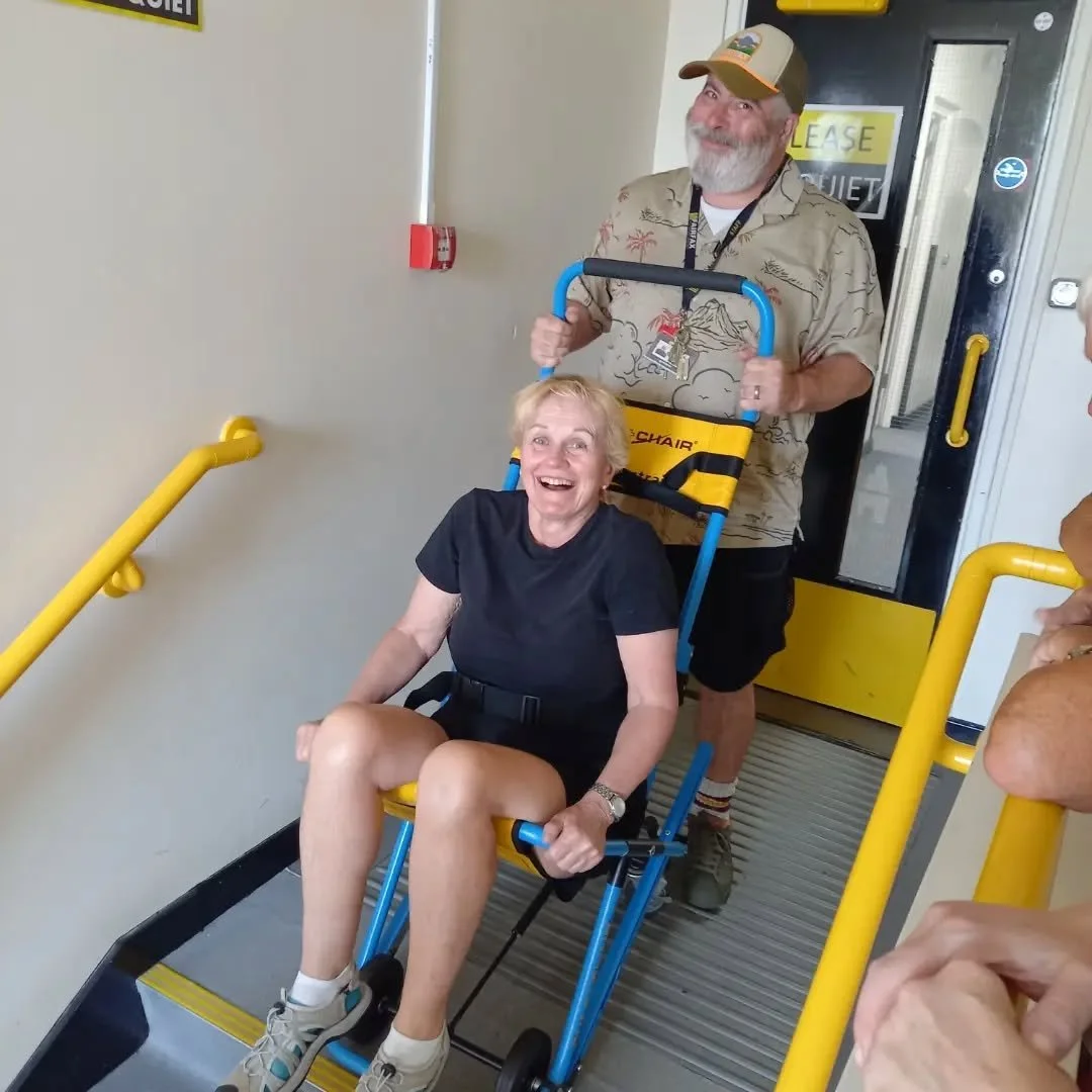 Working in Sutton Coldfield today carrying out EvacChair Operator training for staff at another large  academy. If you would like your staff trained or your chairs servicing please call Paul on 07412 394622 #evac #evacuation #evacuationdrill #EvacCha