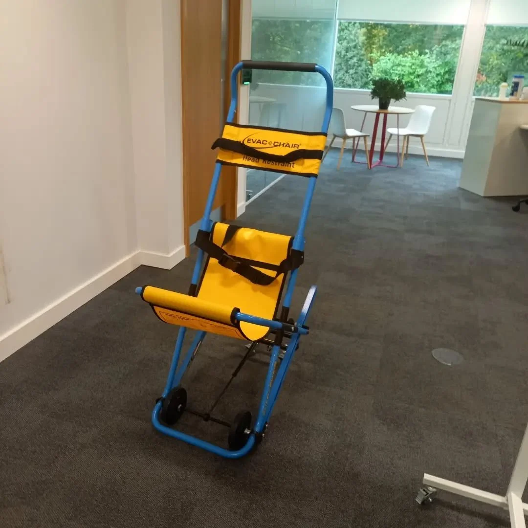Working in Solihull carrying out the servicing on multiple chairs over several floors. If you would like your staff trained or your chairs servicing please call Paul on 07412 394622. #EvacChair #evac #Solihull #Training