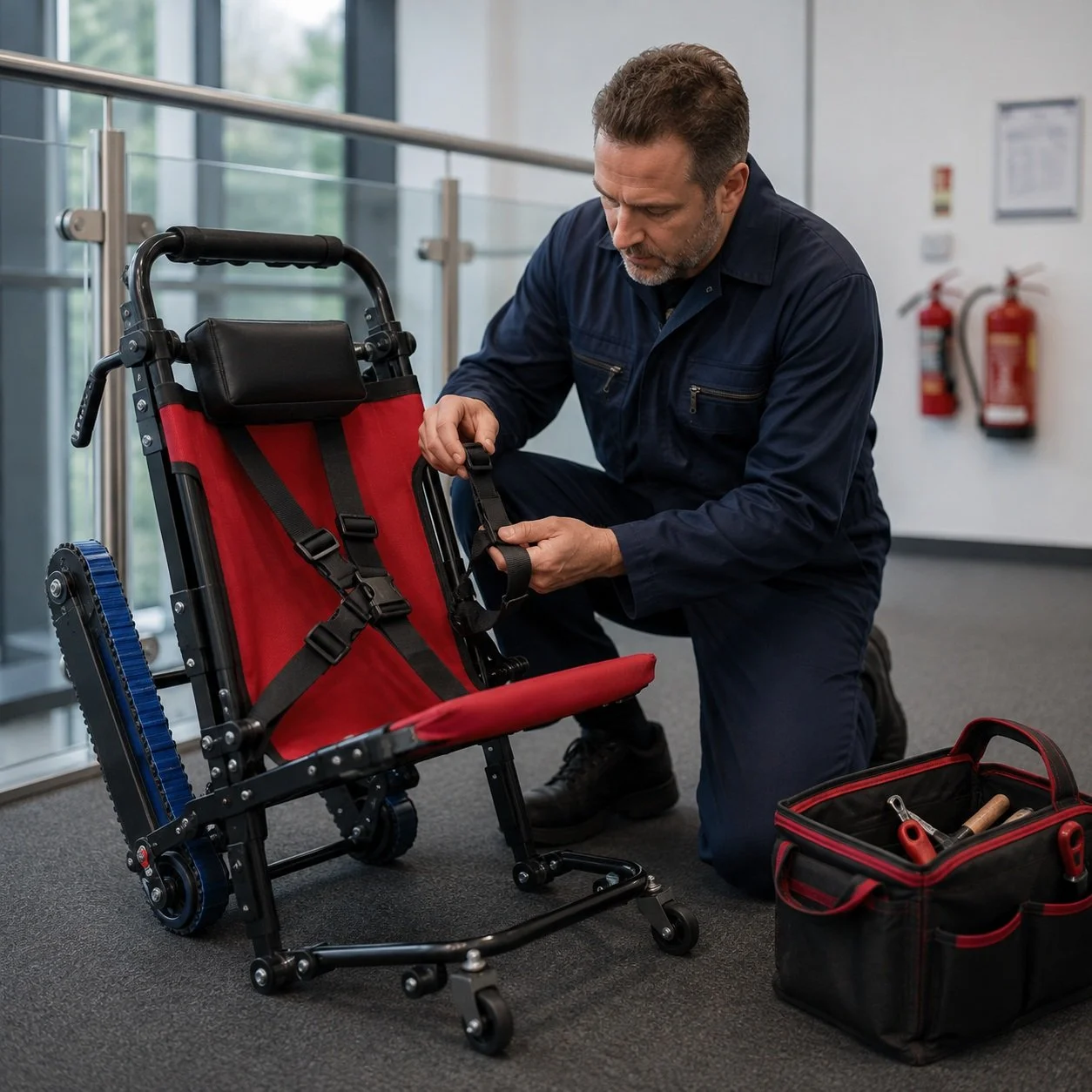 An evacuation chair isn't something you can simply install and forget.

Like other emergency equipment, it needs to remain accessible, inspected and ready for use.

In my latest blog, I look at:
✔ What trained operators can check
✔ Keeping the chair 