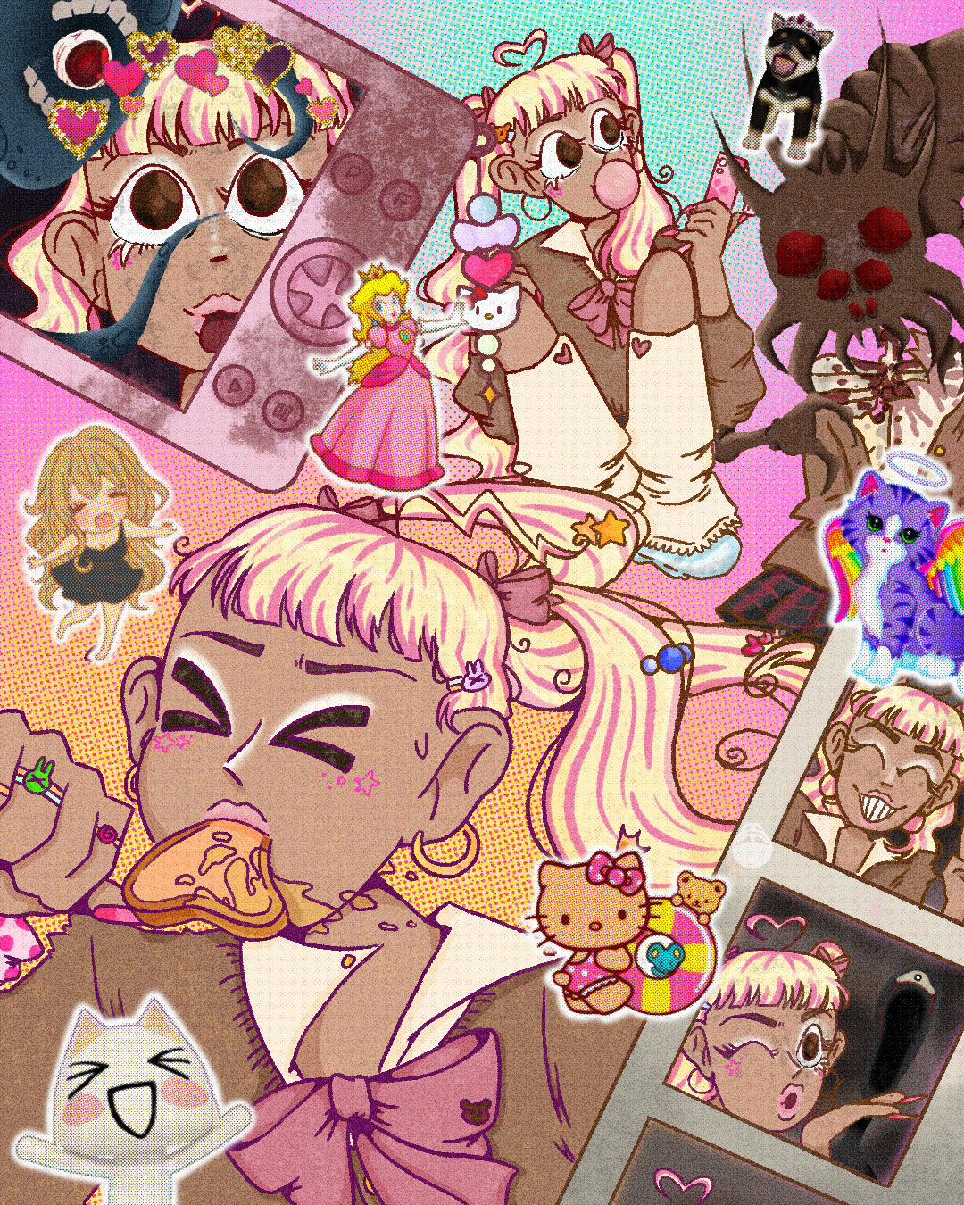 Zombie GAL - Procreate, 2024