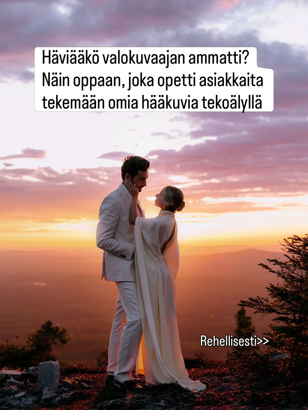 Korvaako teko&auml;ly kuvaajan? 👆🏻

Postauksessa k&auml;ytetyt kuvat ovat ihania hetki&auml; oikean kuvaajan ikuistamana 😉

Jos julkaisu koskettaa, repostaa tai jaa eteenp&auml;in. 

#h&auml;&auml;kuvaus #h&auml;&auml;kuvaaja #valokuvaaja #valokuv