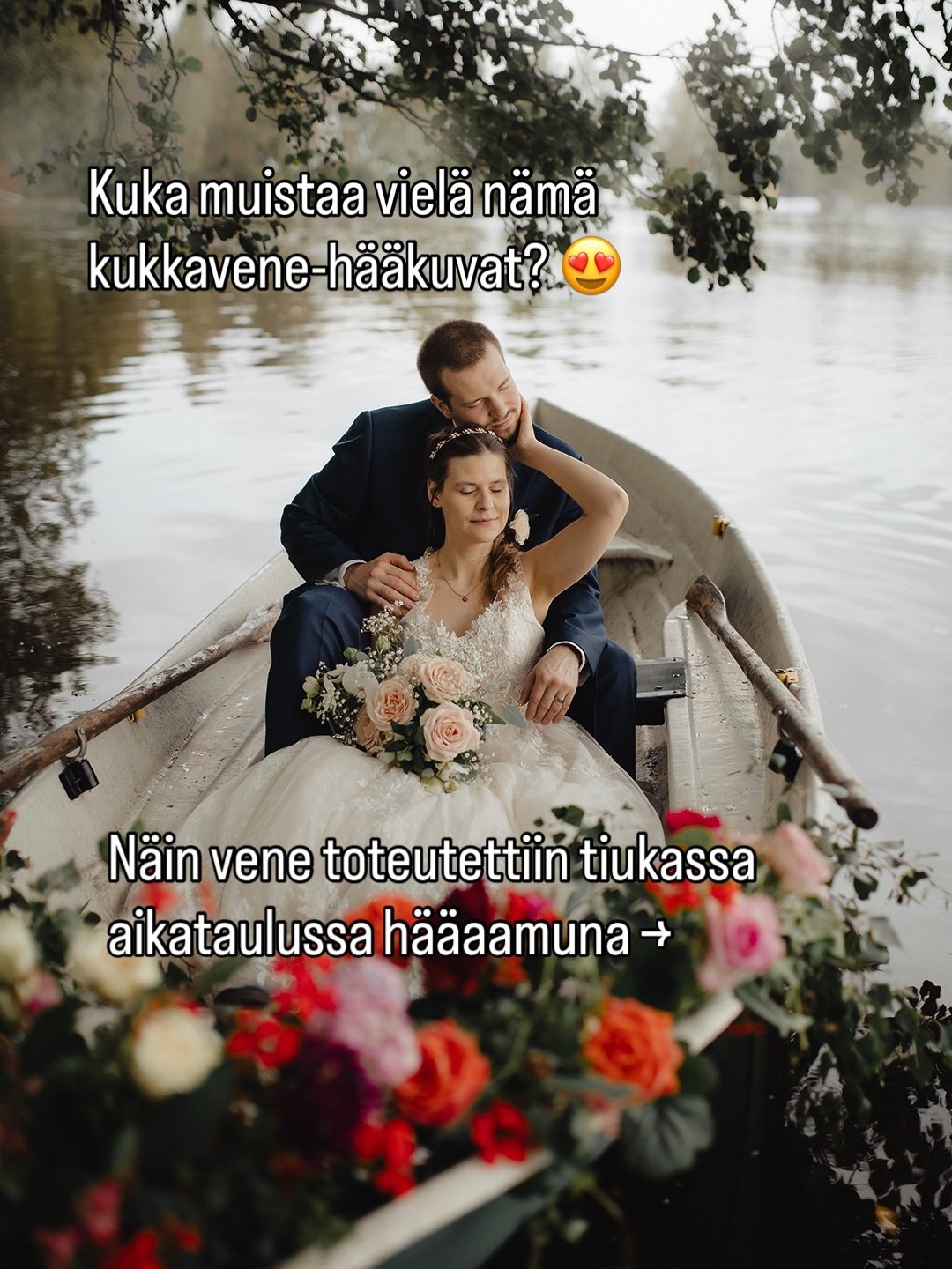 Kurkista kukkavenekuvauksiin 👉🏻

Mit&auml; tykk&auml;&auml;t lopputuloksesta? 😍

#h&auml;&auml;kuvaus #h&auml;&auml;kuvaaja #valokuvaus #valokuvaaja #naisyritt&auml;j&auml;t