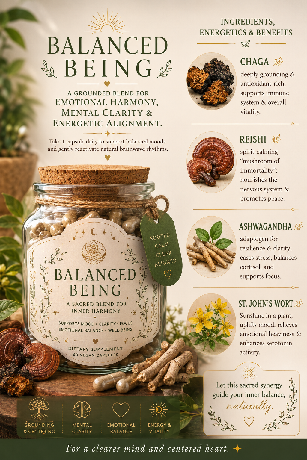 Balance BEing Capsules  (30 day supply)