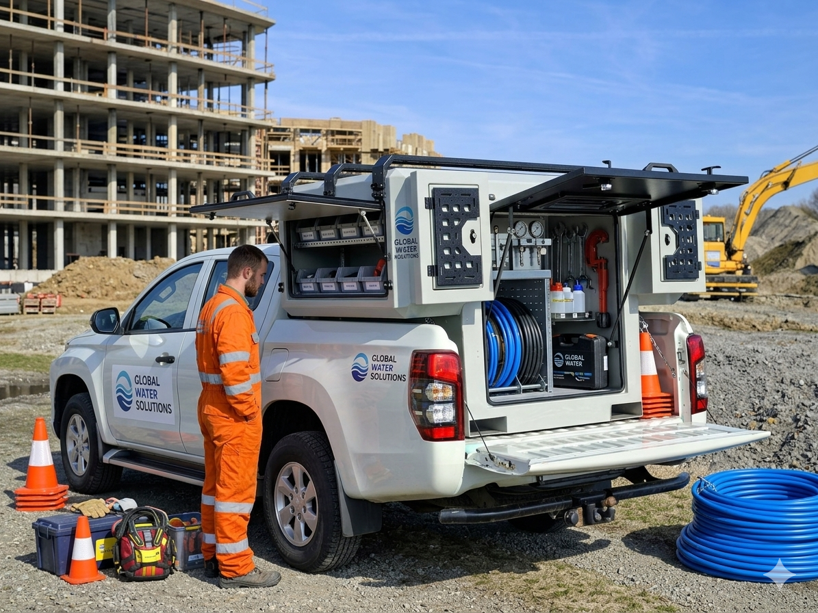 #DEBOXS #UtilityStorageSystem #PickupTruckFleet #MitsubishiL200 #WaterIndustryMaintenance #AssetDecoupling #ServiceVehicleStorage #DemountableRacking #ConstructionFleet #VehicleUptime