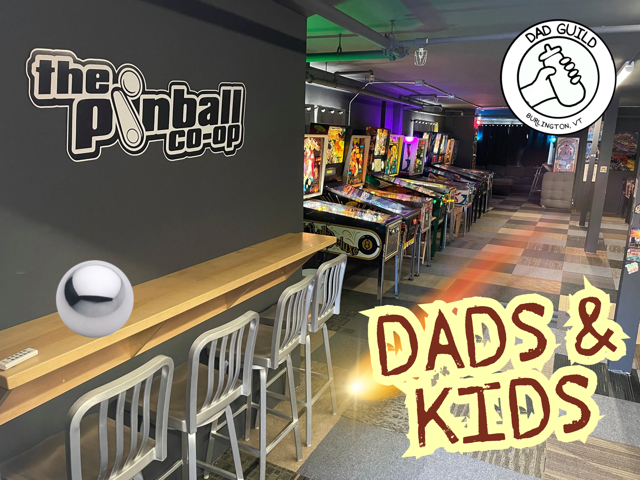 Dads &amp; Kids @ Pinball Co-Op