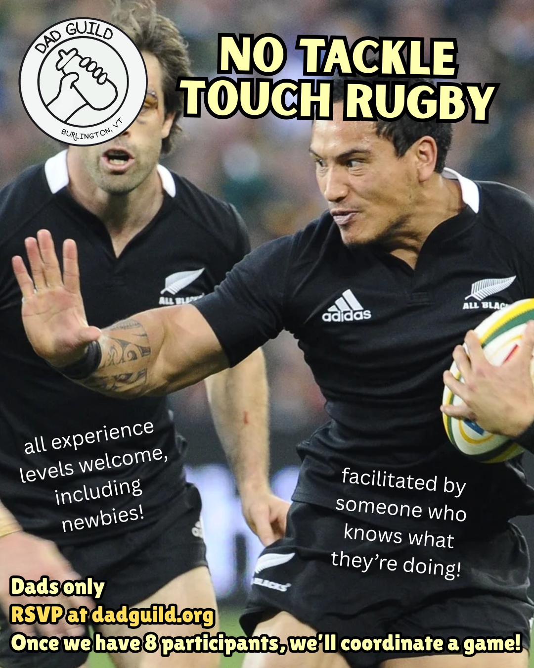 Touch Rugby (No Tackles)
