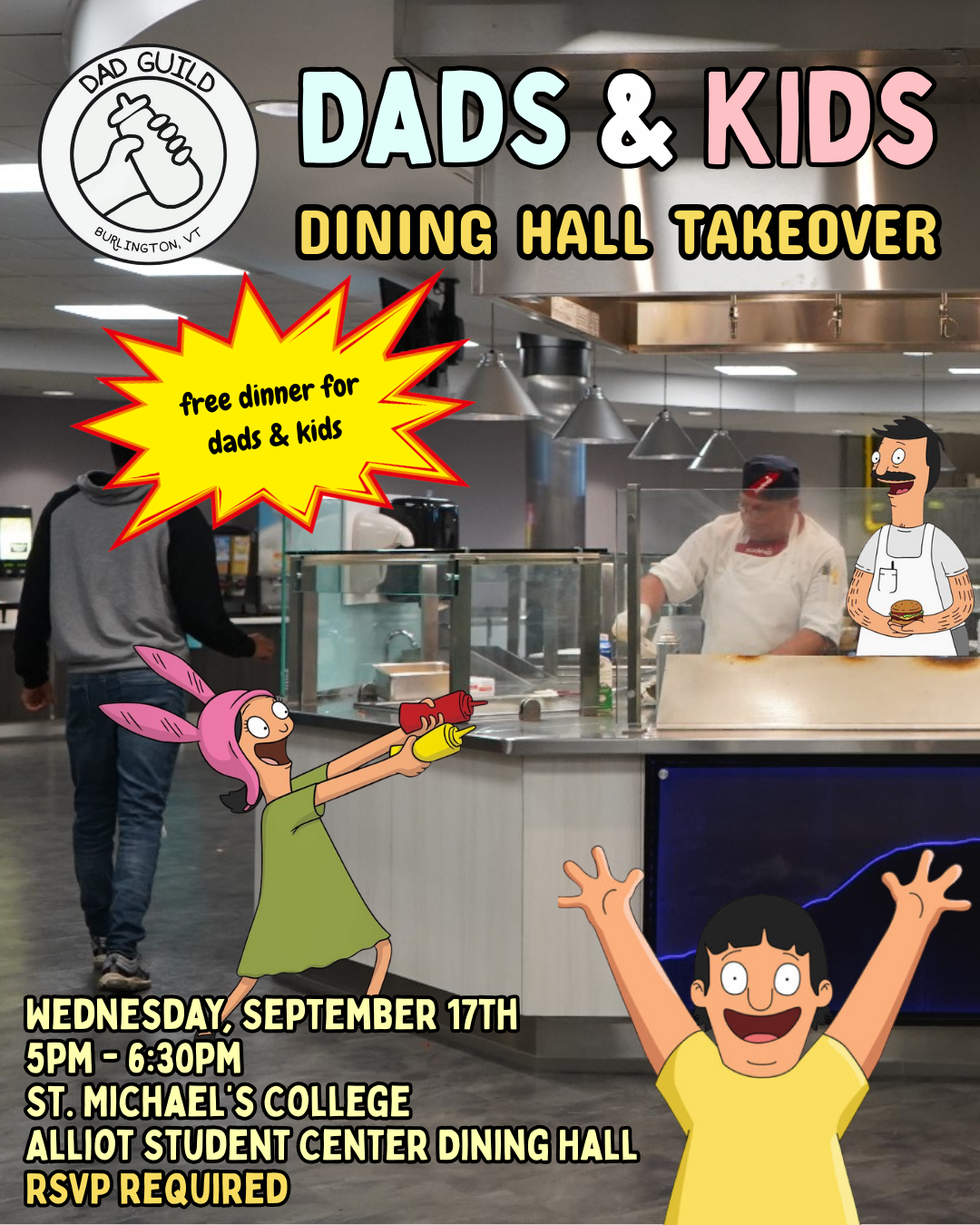 Dads & Kids Dinner @ St. Mike's