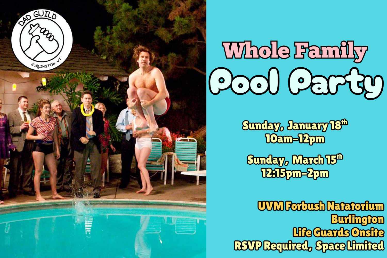 Family Swim at UVM