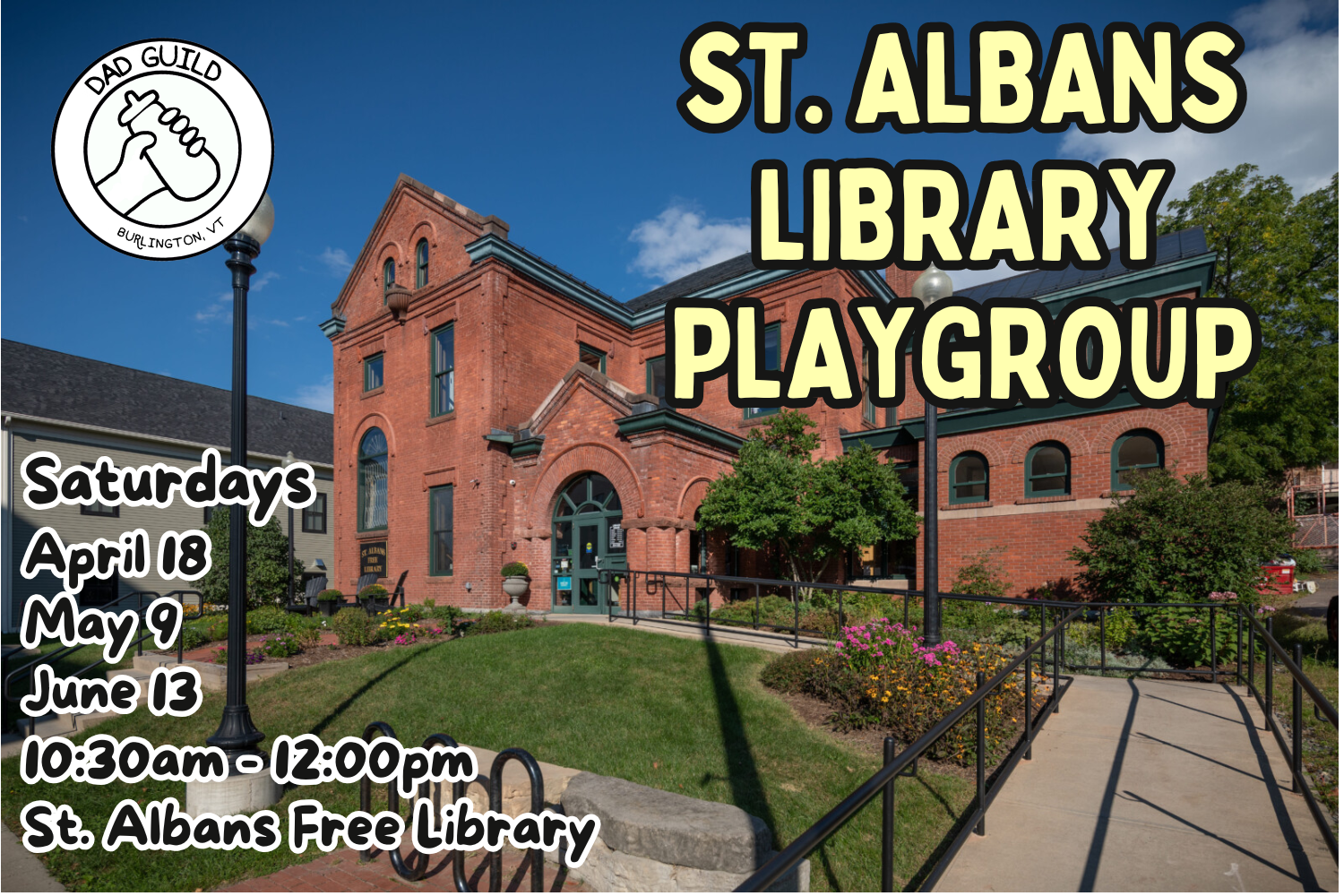 FRANKLIN: St. Albans Free Library Playgroup