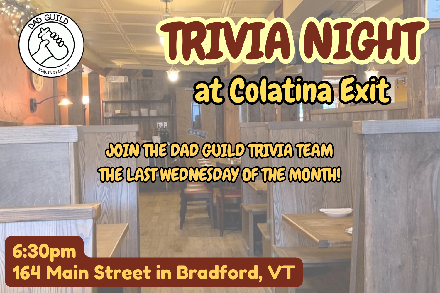 UPPER VALLEY: Trivia Night at Colatina Exit