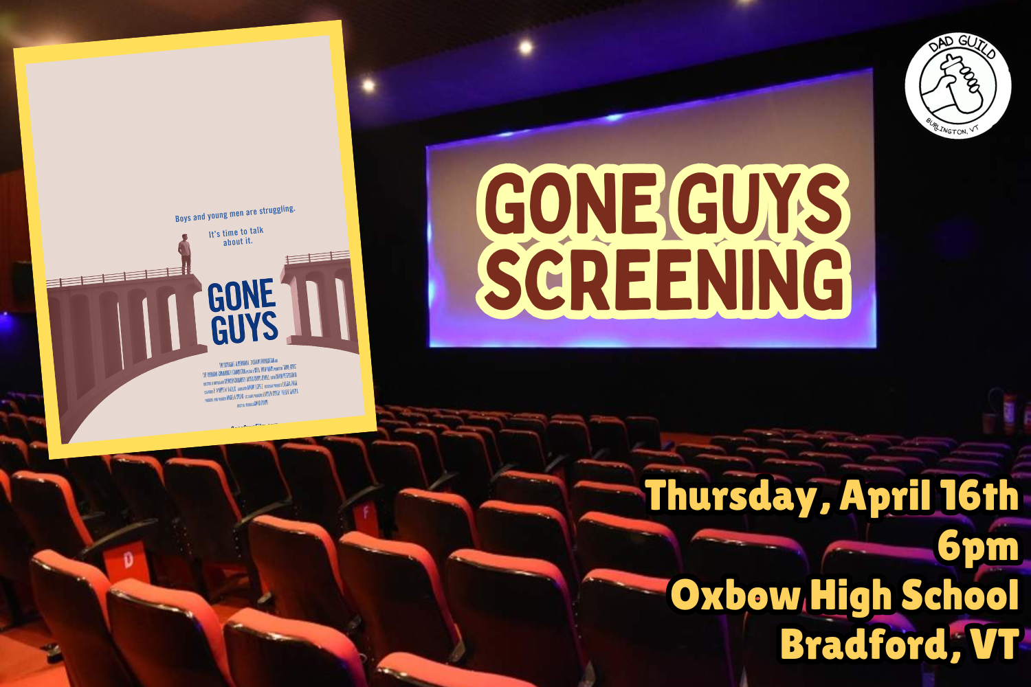 UPPER VALLEY: Dad Guild Watches Gone Guys