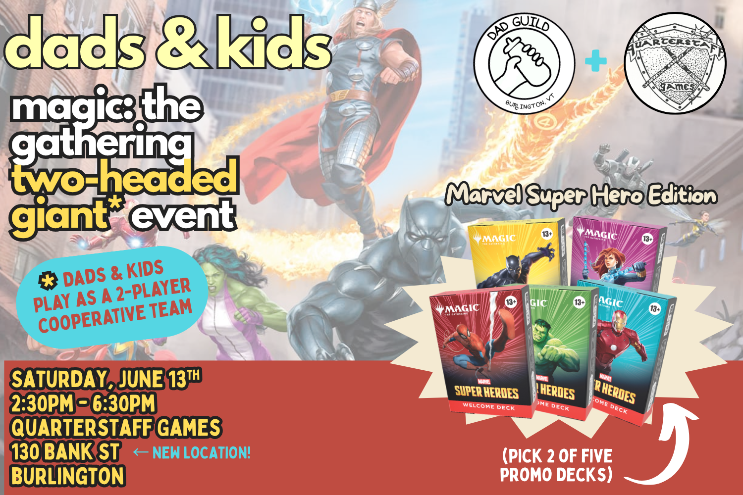 Dads &amp; Kids: Magic The Gathering Co-op