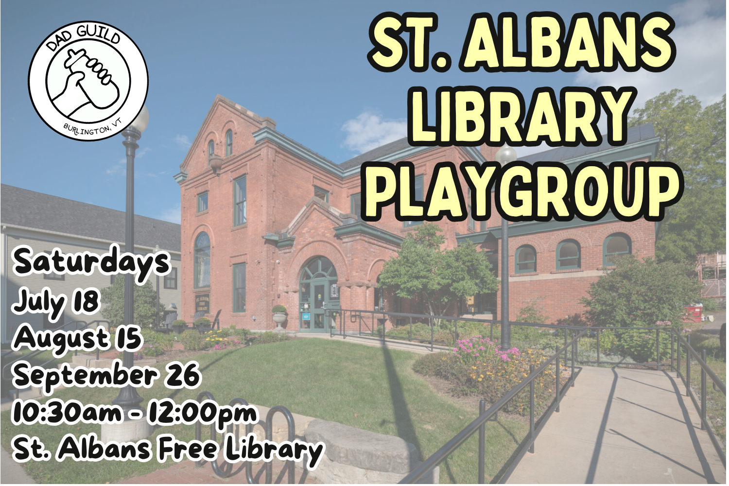 FRANKLIN: St. Albans Free Library Playgroup