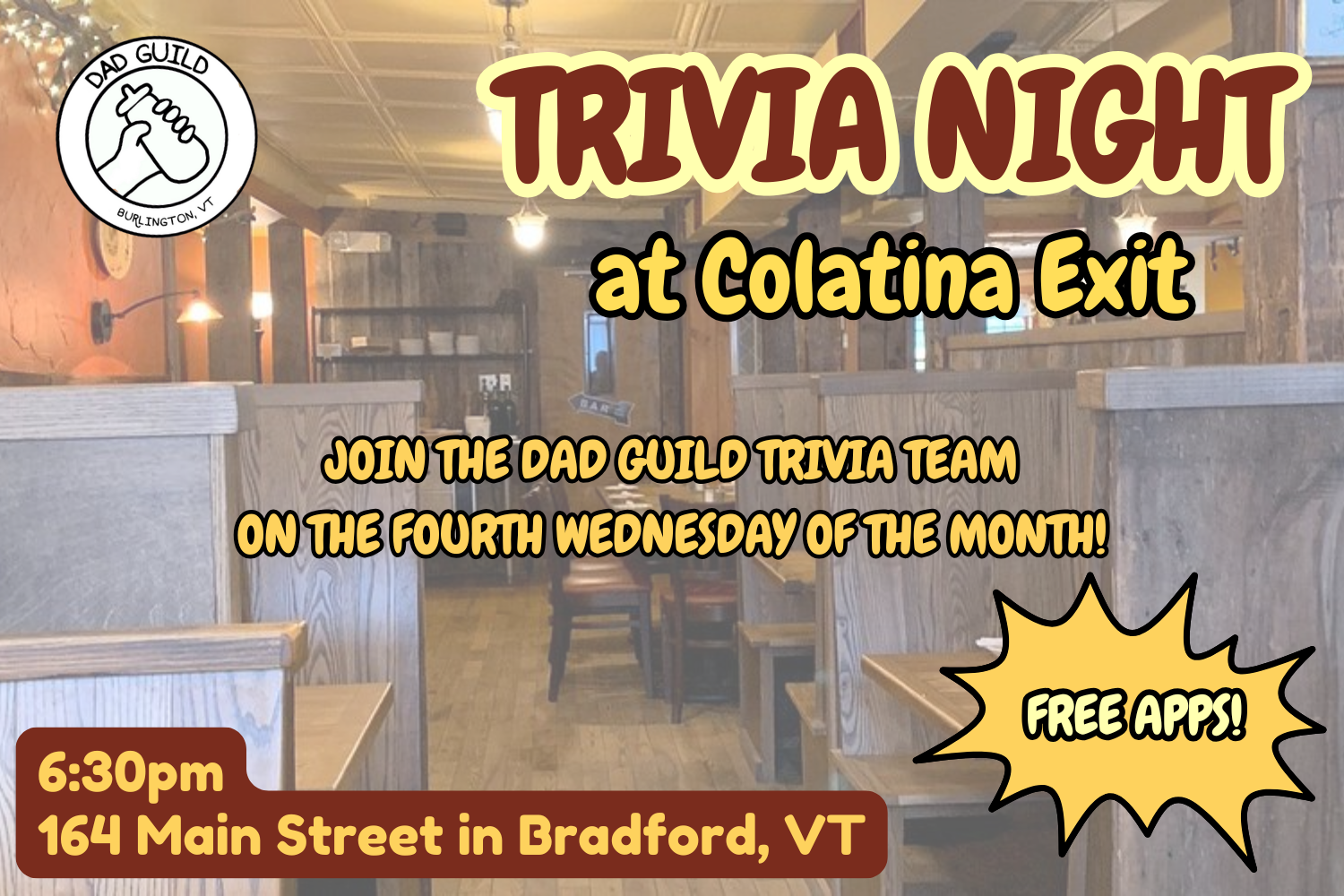 UPPER VALLEY: Trivia Night at Colatina Exit
