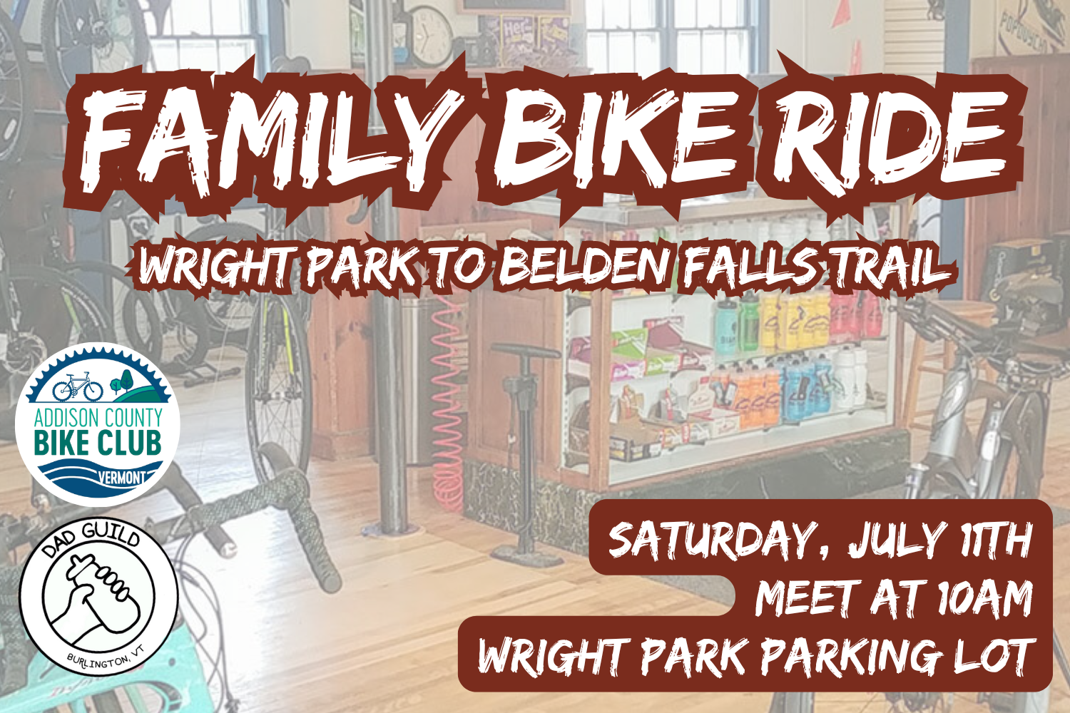 ADDISON: Family Bike Ride with Addison County Bike Club