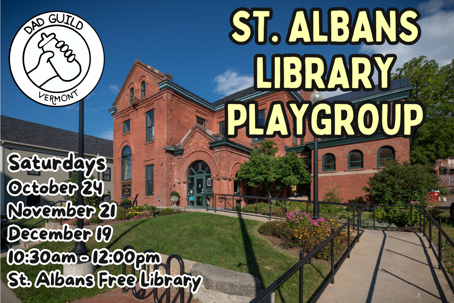 FRANKLIN: St. Albans Free Library Playgroup