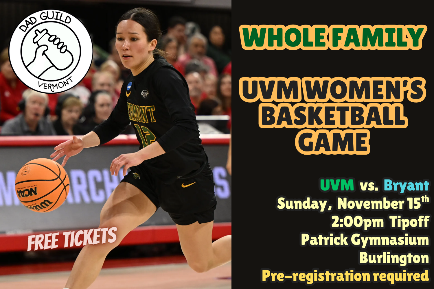 UVM Women's Basketball vs. Bryant