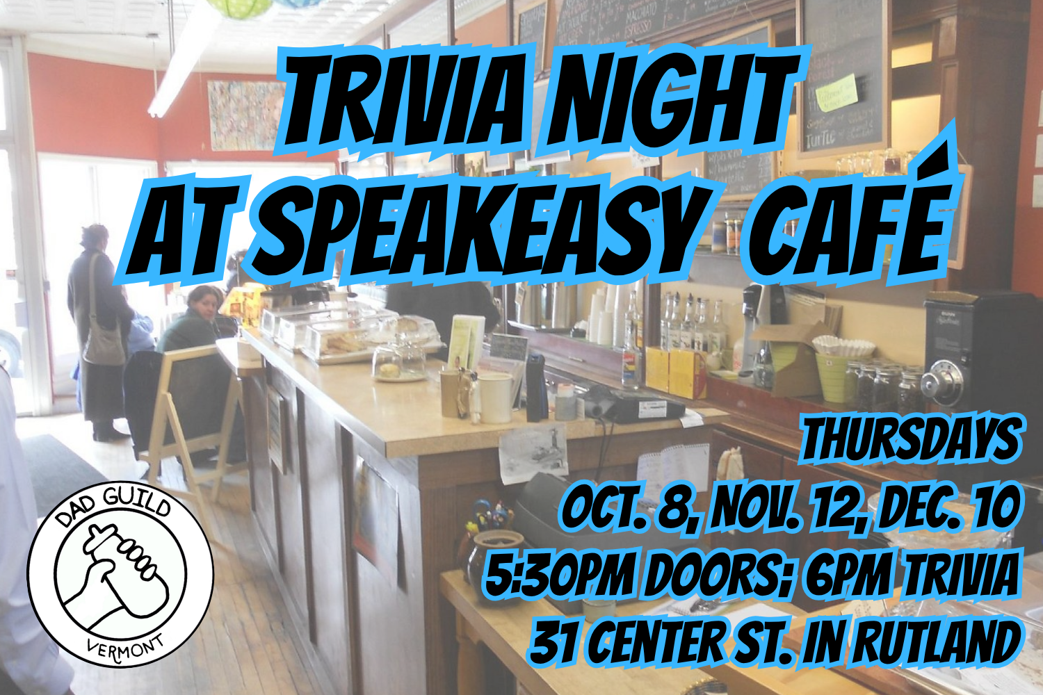 RUTLAND: Trivia Night at Speakeasy Café