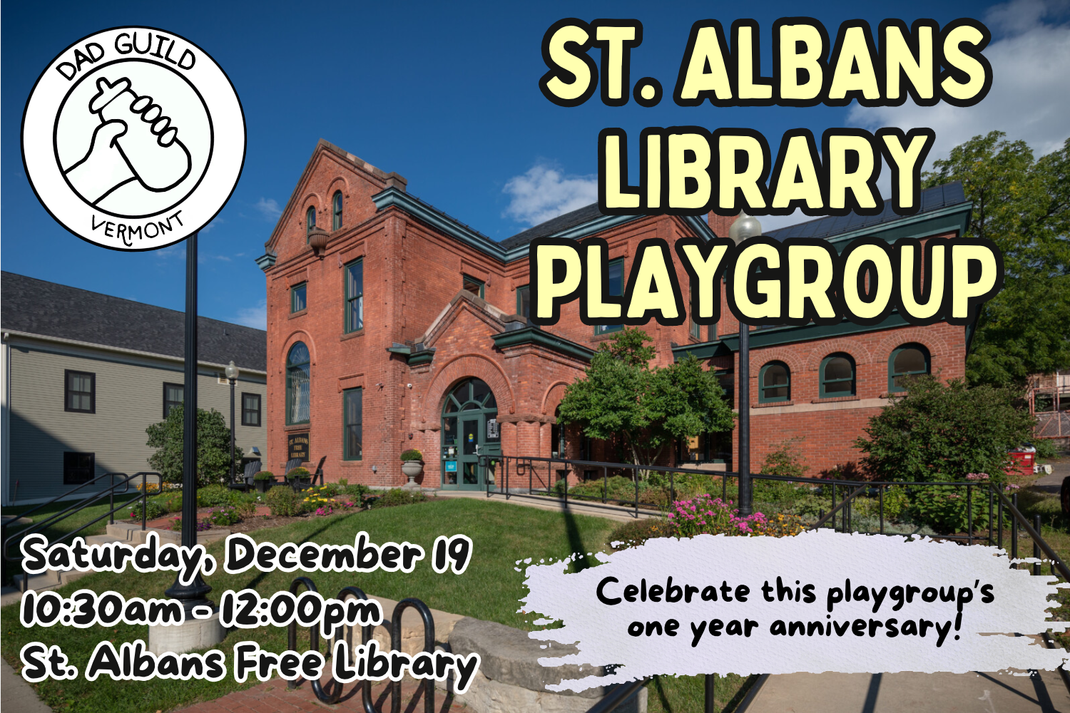 FRANKLIN: St. Albans Free Library Playgroup