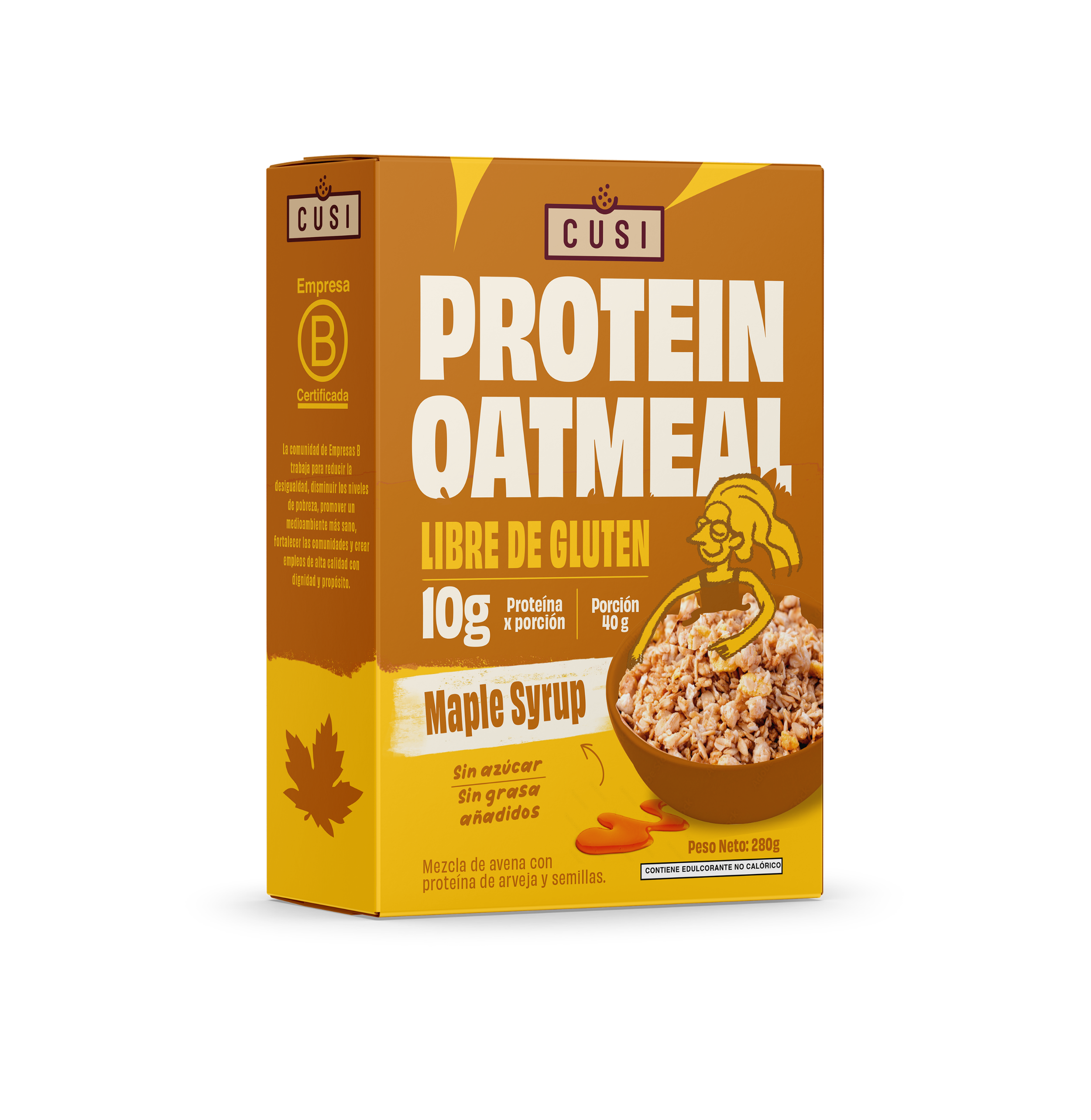 Protein oatmean ceral with maple syrup.png