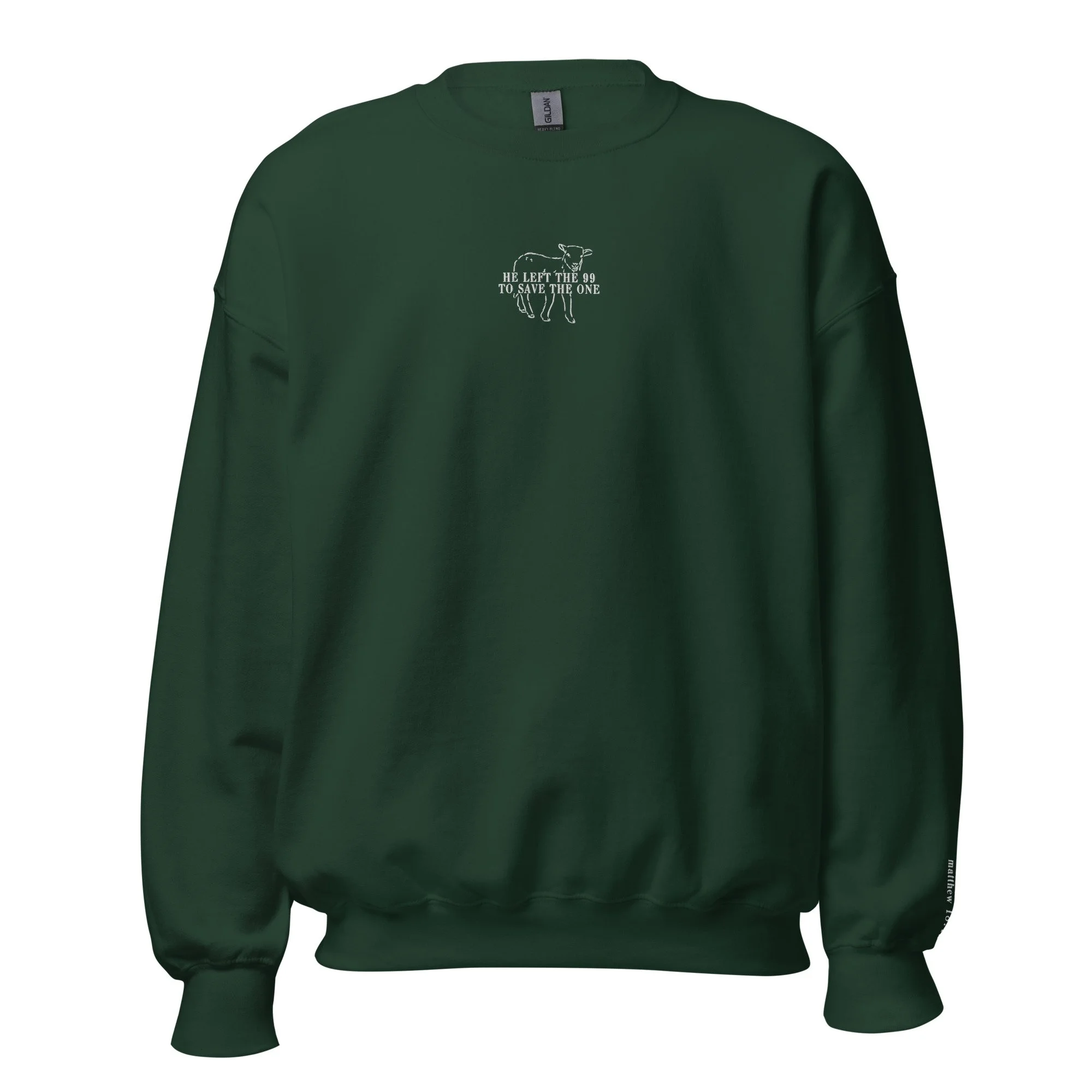 unisex-crew-neck-sweatshirt-forest-green-front-668441146ab8f.jpg