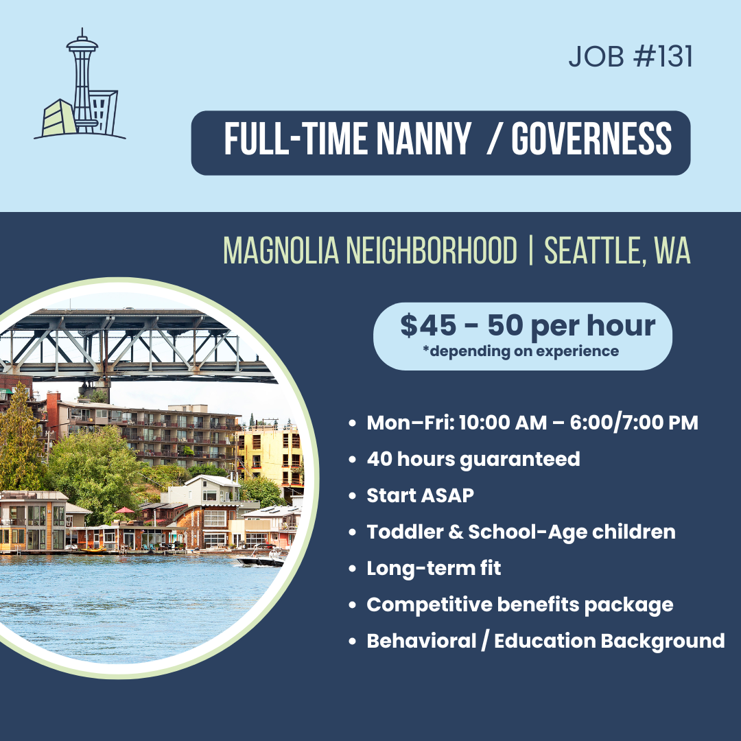 Magnolia nanny hiring governess hiring nanny for magnolia family high  paying jobs seattle